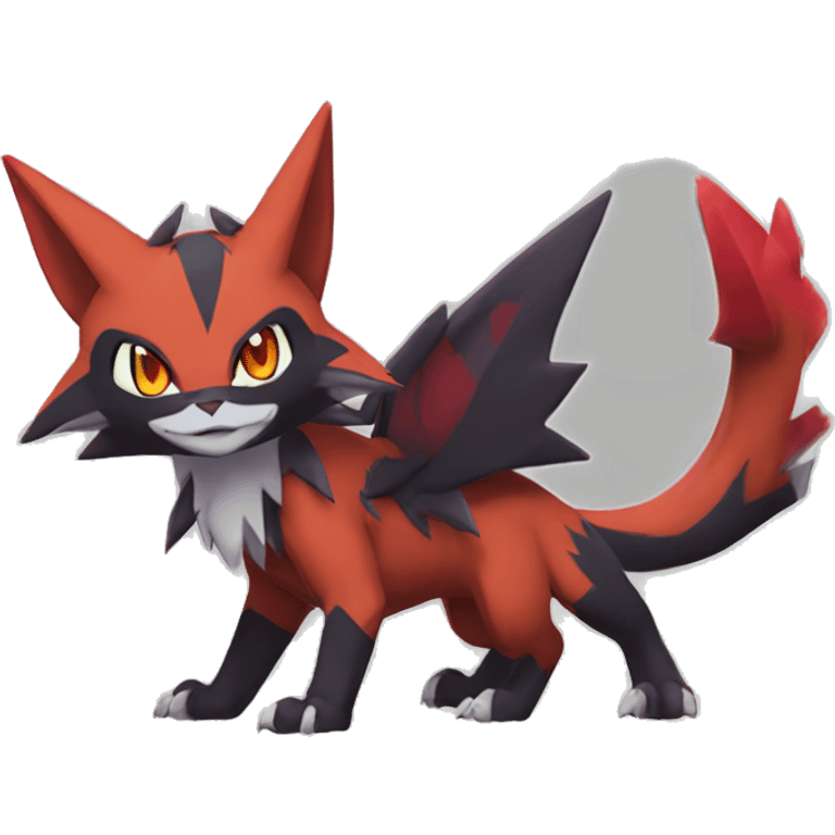 Noivern-Litten-Torracat-Zoroark-Zorua full body emoji