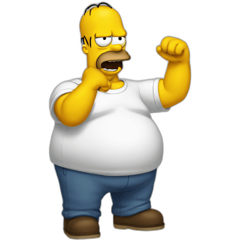 homer fat emoji