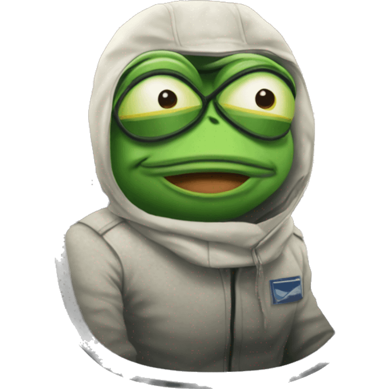 pepe the frog in airplane emoji