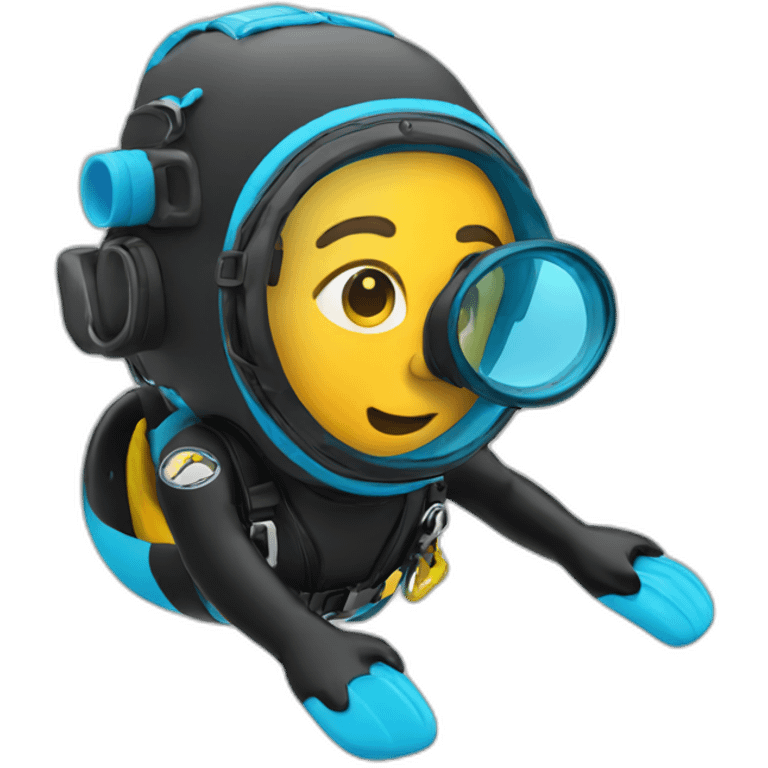 Swimming Scuba diver emoji