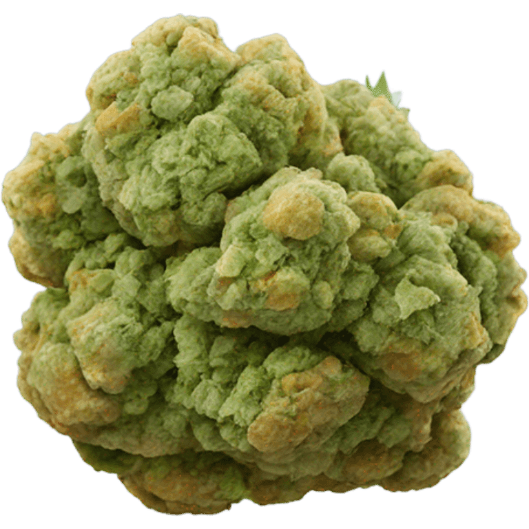 Realistic marijuana nugget emoji