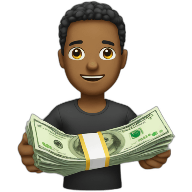 Dinero cayendo emoji