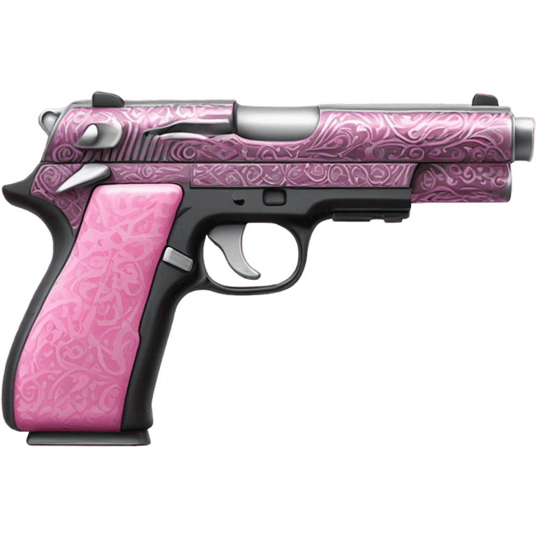 pink gun  emoji