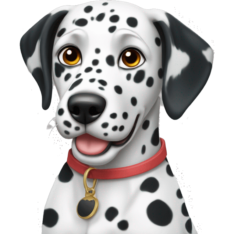 Dalmatian dog emoji