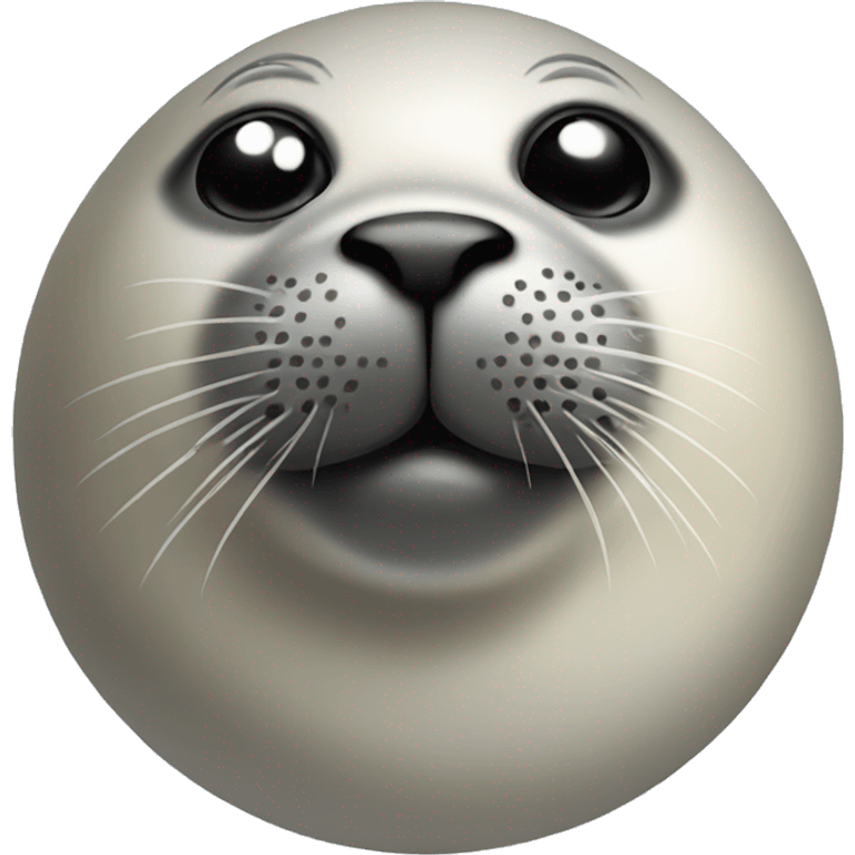 Seal with a ball balancing on nose emoji