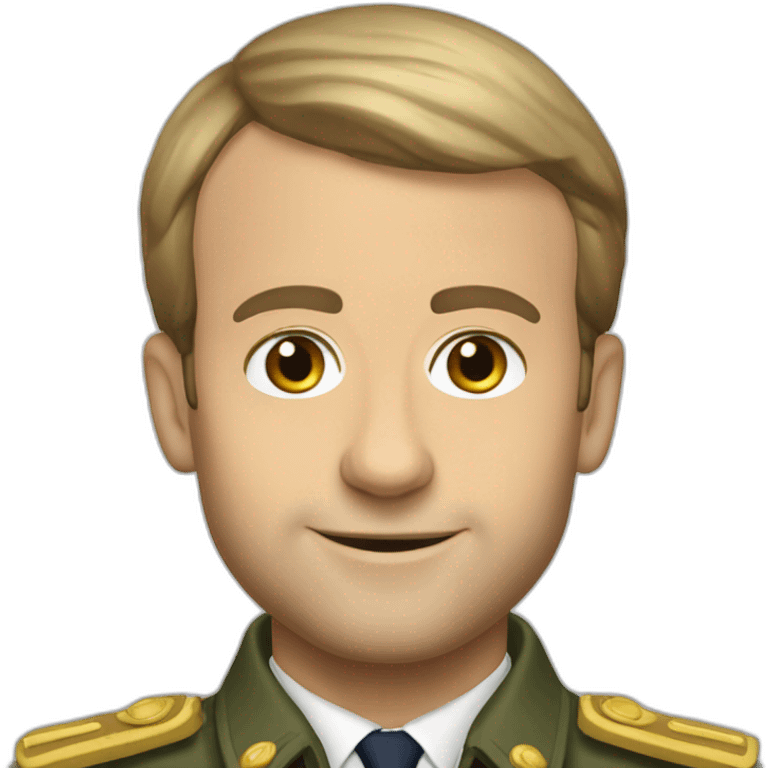 Emmanuel Macron scouts emoji