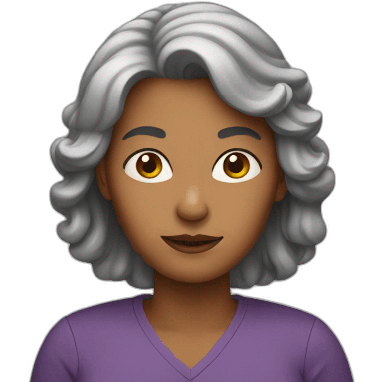 middle age woman emoji