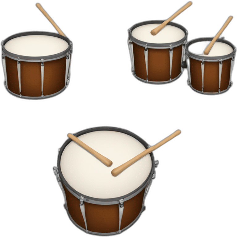 tenor drum marching  emoji