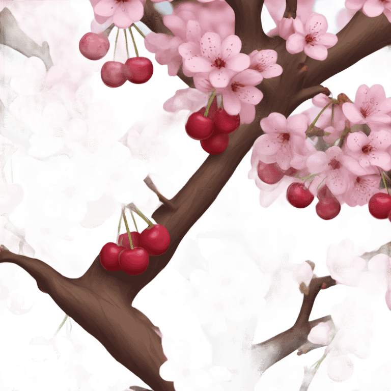 Cherry tree emoji