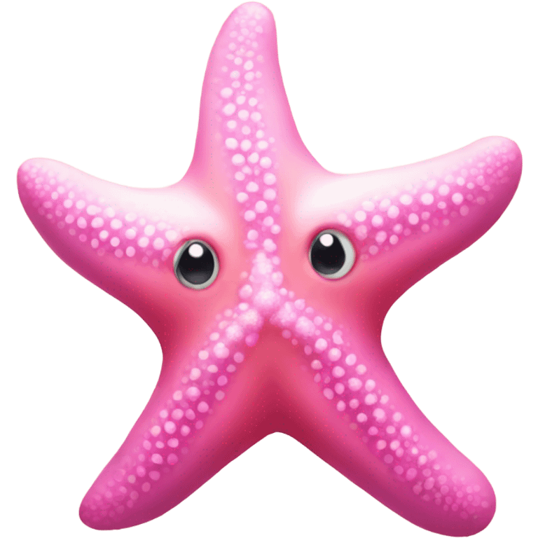 Pink starfish emoji