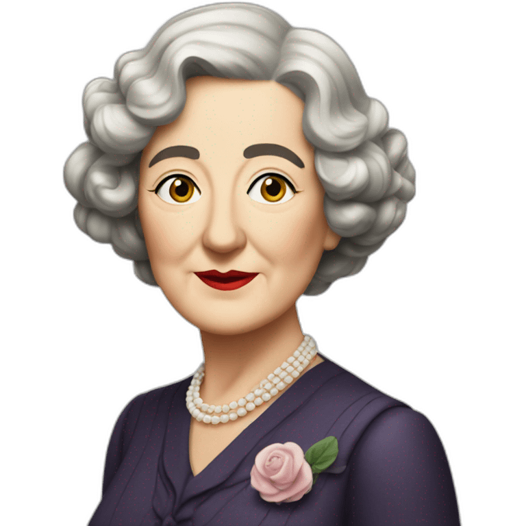 Agatha Christie emoji