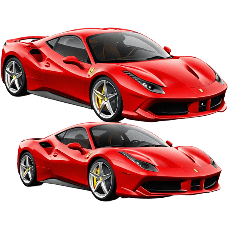 Ferrari 488 GTB - Ferrari (Model Year: 2020) (Iconic colour: Red) emoji