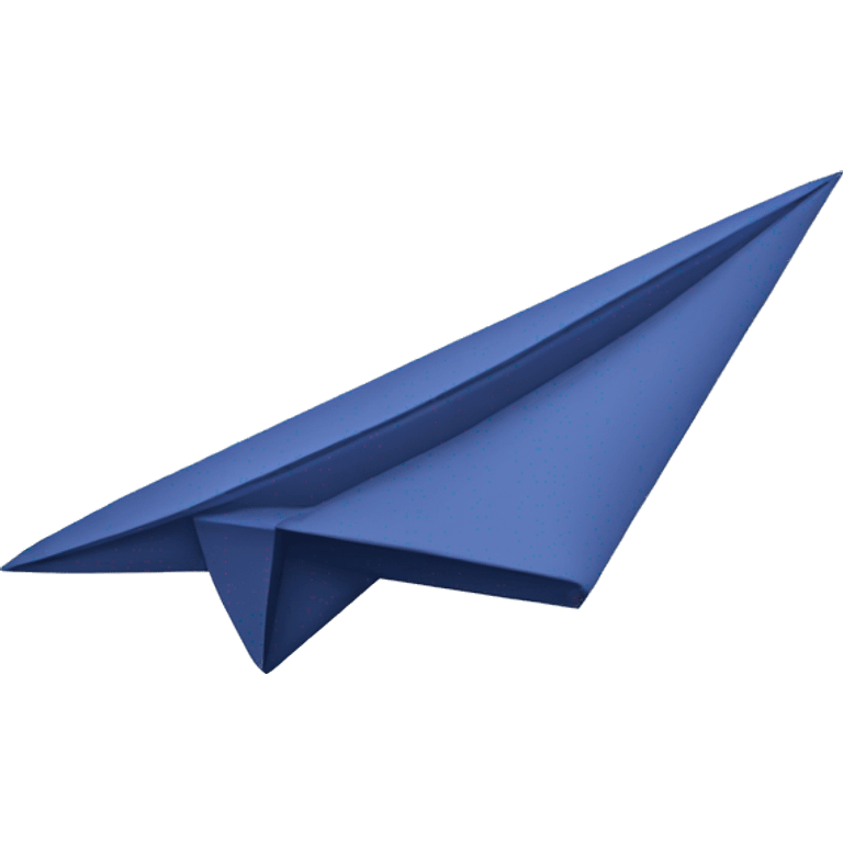 indigo paper plane emoji