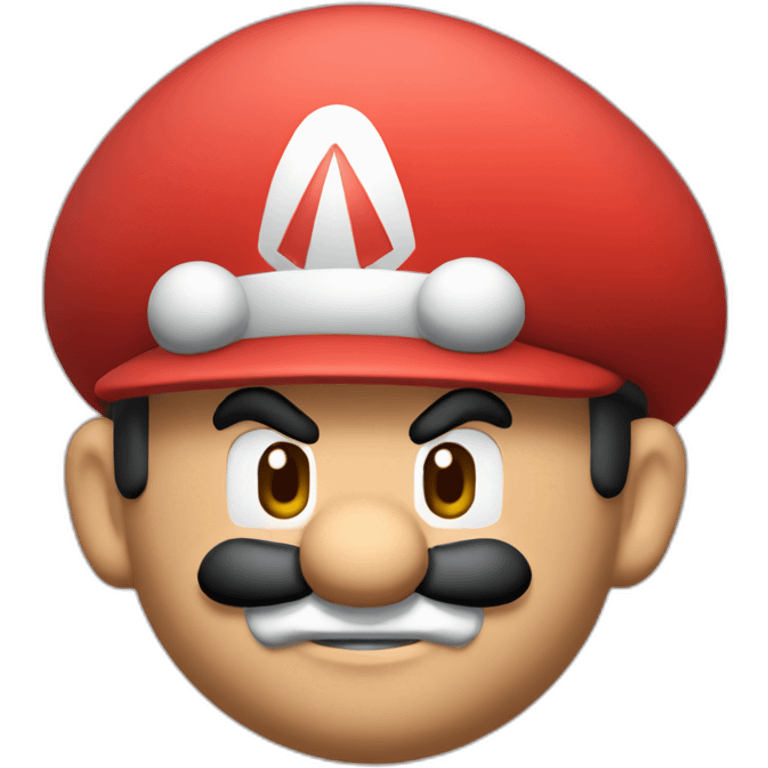 Mario bros red hat emoji