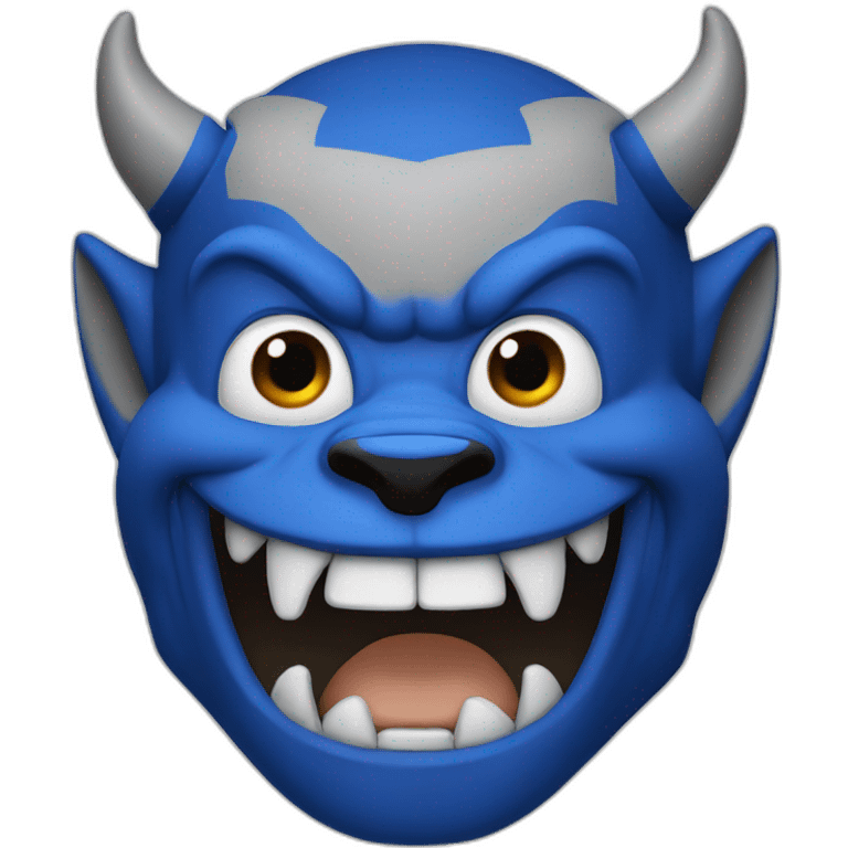 duke university blue devil mascot emoji