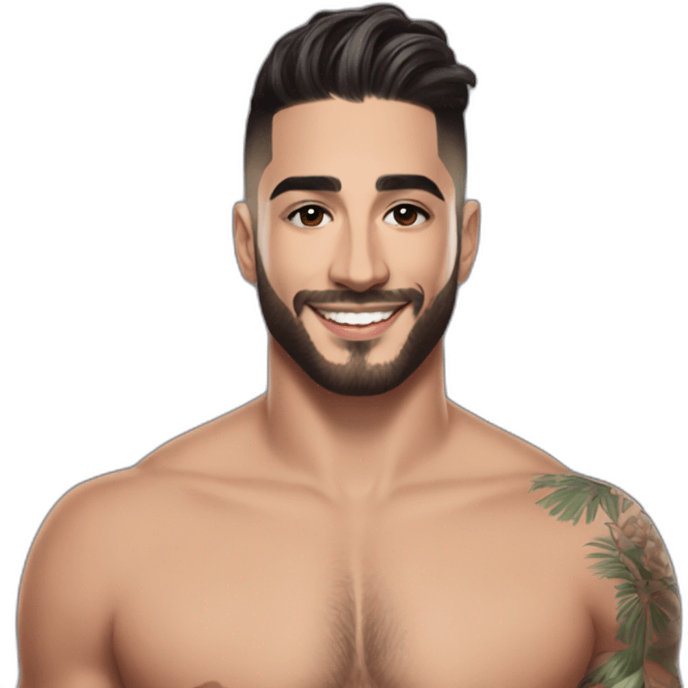 Maluma shirtless emoji