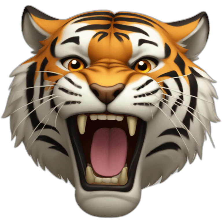 angry- Tiger  emoji