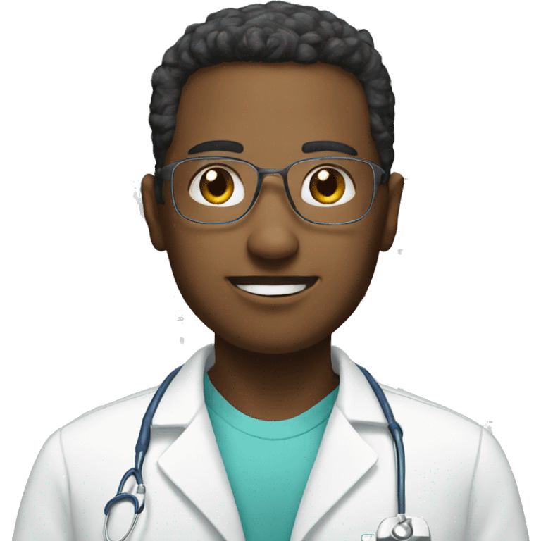 AI meets healthcare emoji