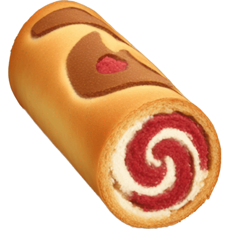 A Swiss roll emoji