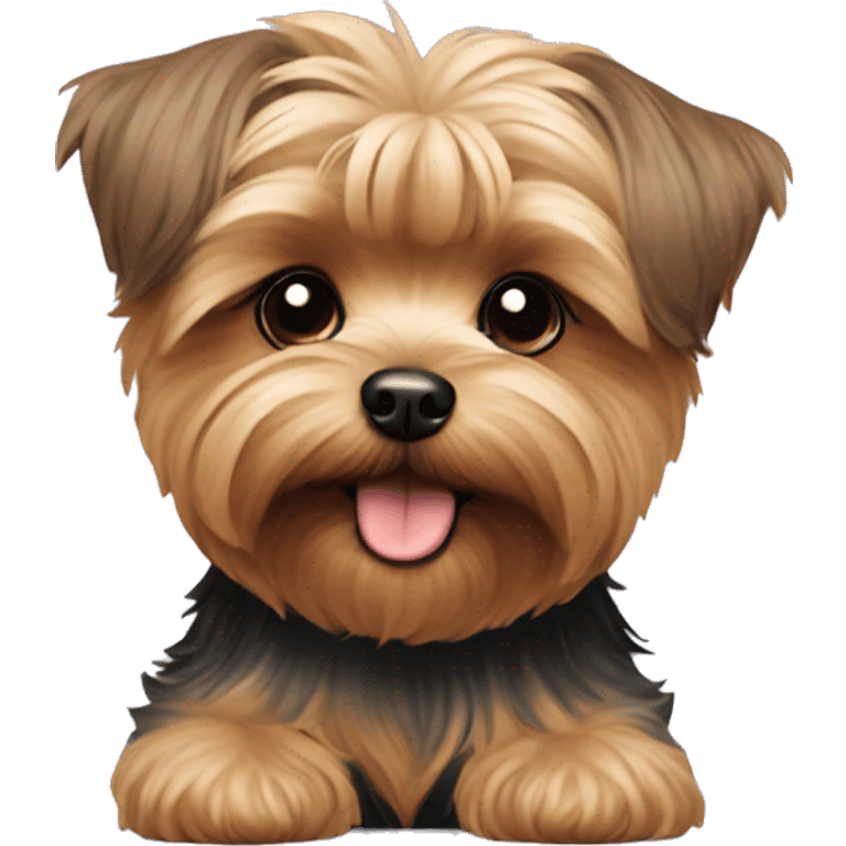 Yorkie poo emoji