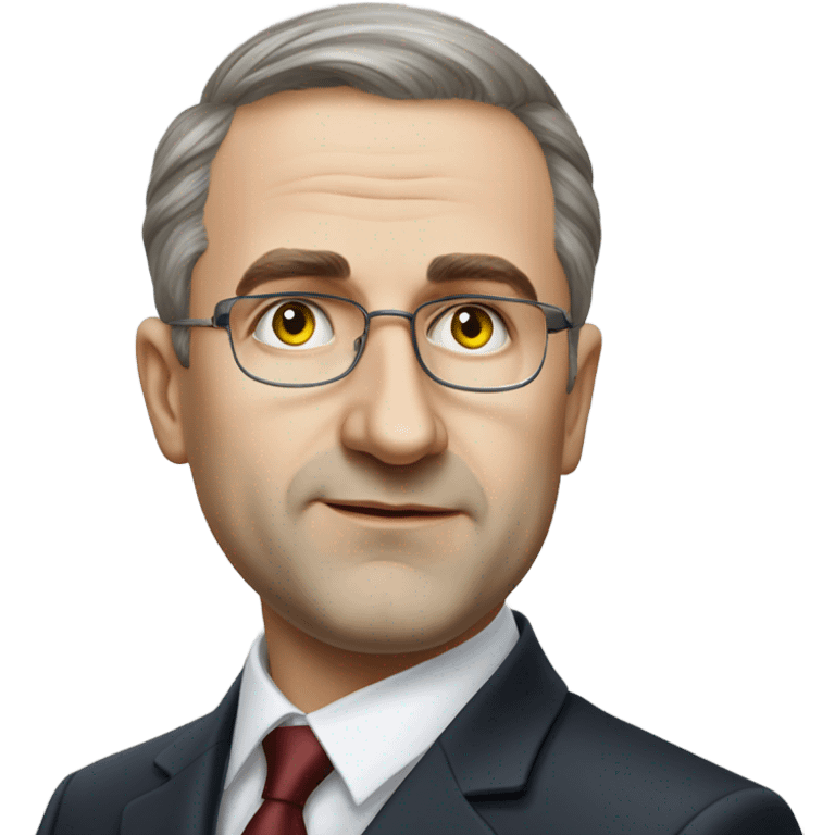 Minister of Foreign Affairs of Ukraine Andrey Sibiga realistic emoji