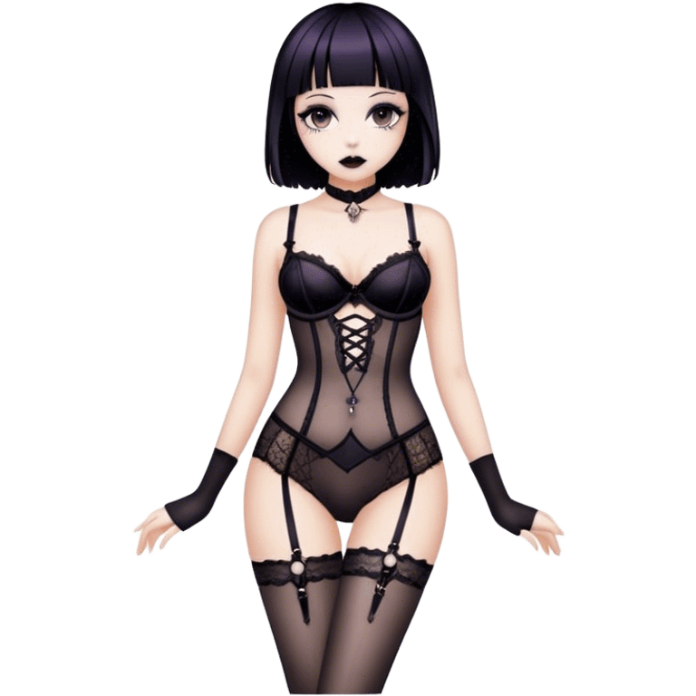 gothic lingerie  emoji