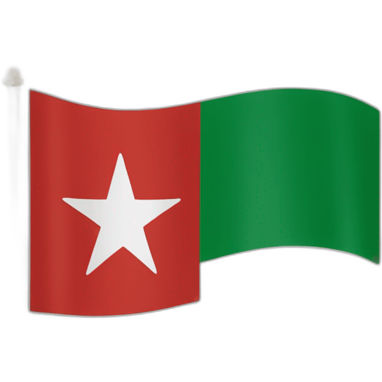 Euskadi flag red green white emoji