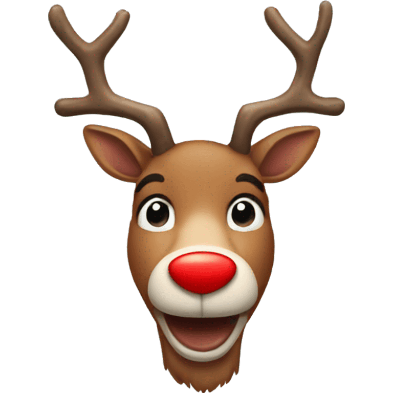 Red Nosed Reindeer emoji