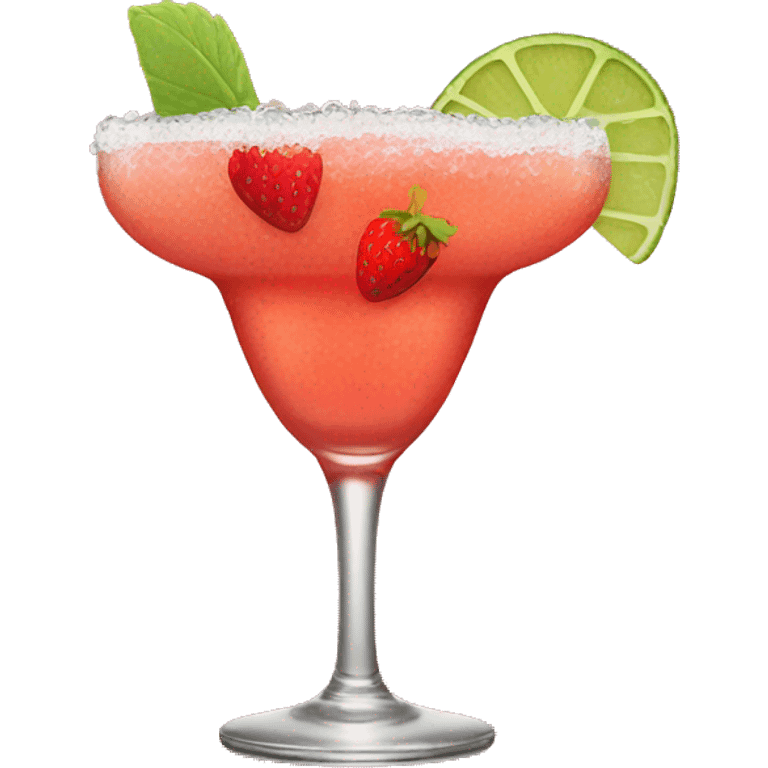 strawberry margarita  emoji