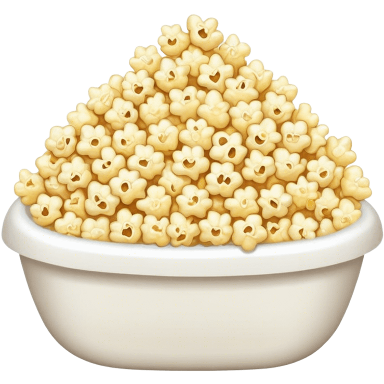 popcorn in the bath emoji