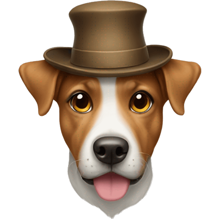 dog with hat  emoji