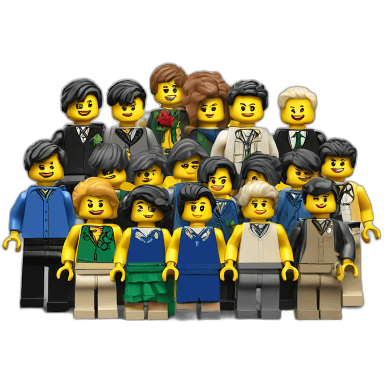 Taiwan school reunion lego emoji