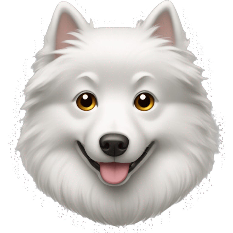 Grey American Eskimo dog emoji