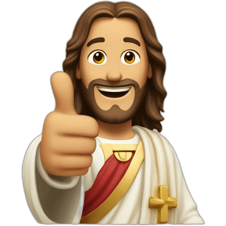 Buddy christ thumbs up emoji