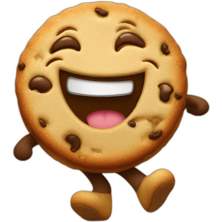 happy cookie dancing emoji