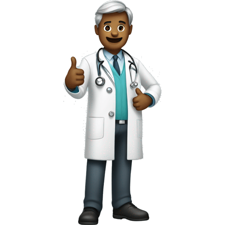 plauge doctor with half the body showing and has a thumbs up emoji