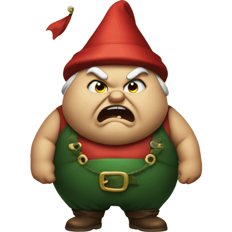 Angry Lutin obese  emoji