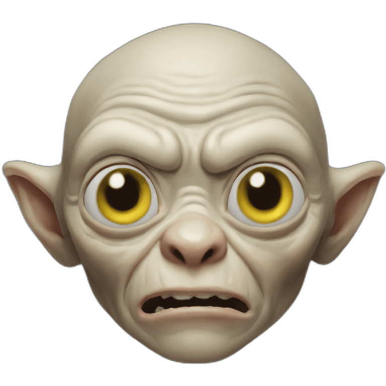 Gollum Sméagol hawk emoji