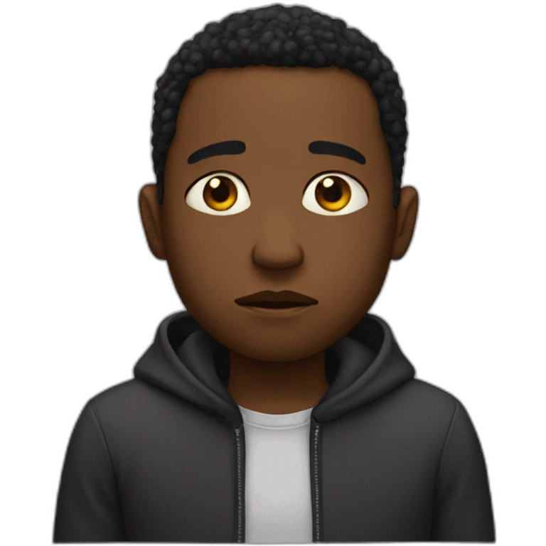 Sad Black boys emoji