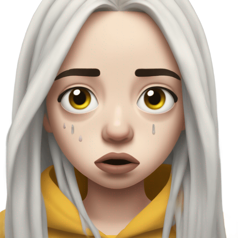 Billie eilish crying  emoji