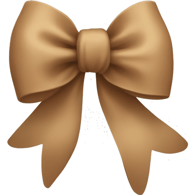 Light Brown bow  emoji