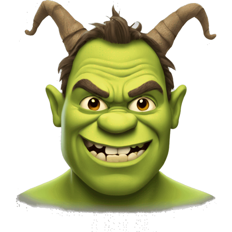 Mad shrek emoji