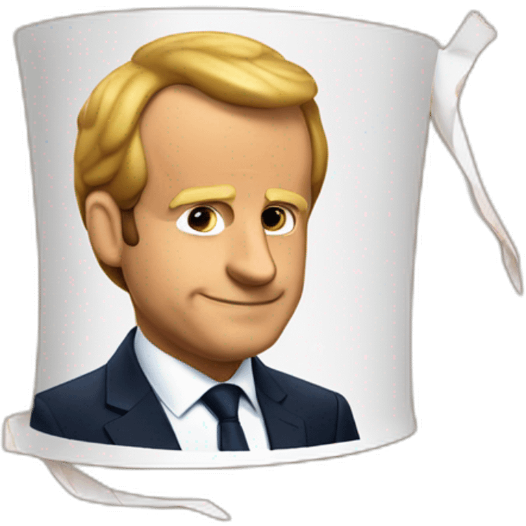 Poutine tape macron emoji