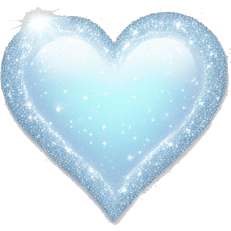 sparkling white heart  emoji