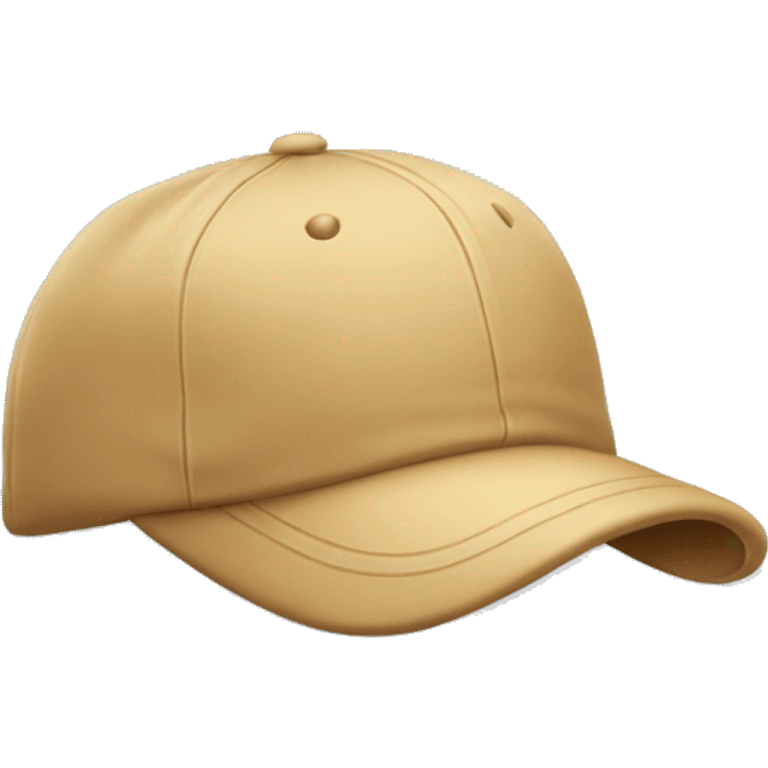 cap with a cloth on the side emoji