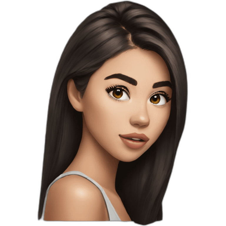 Portrait Madison Beer emoji