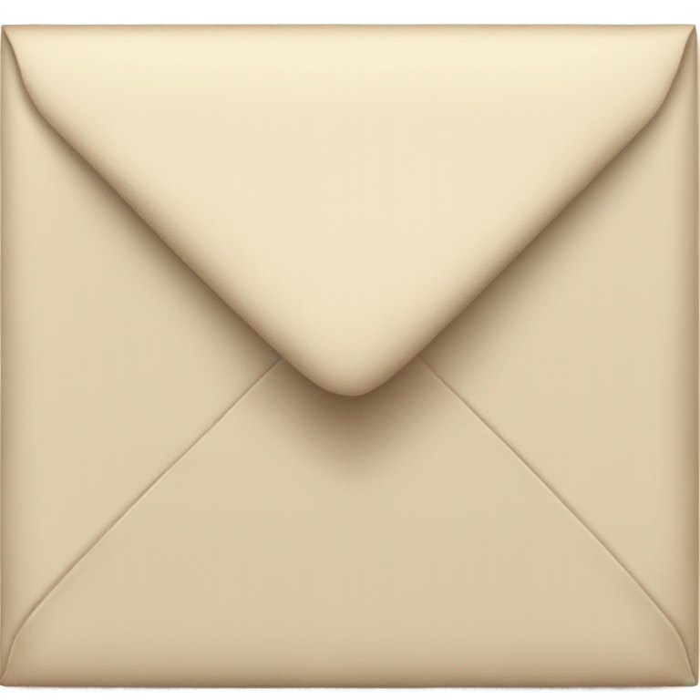 Beige envelope emoji