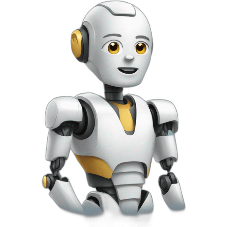 businessperson robot emoji