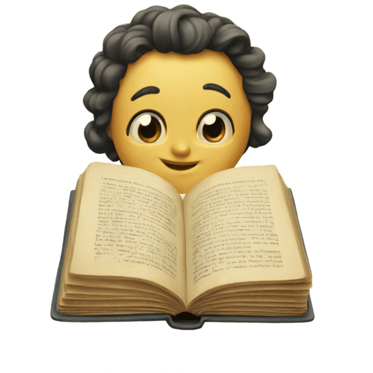 Vintage book emoji