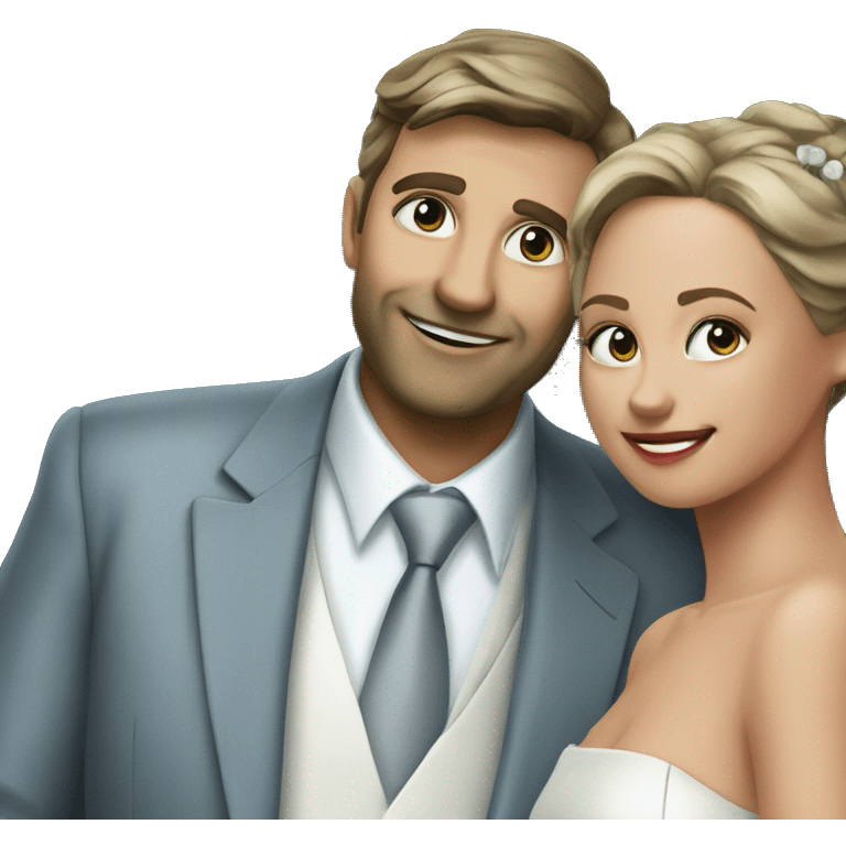 husband and wife formal attire emoji